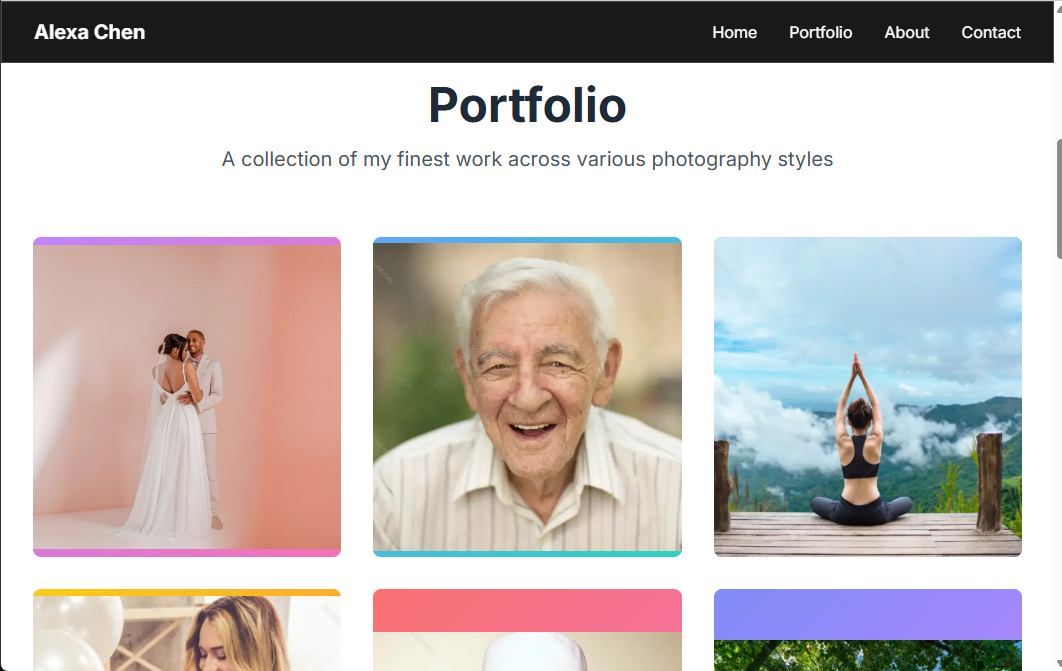Portfolio Landing Page